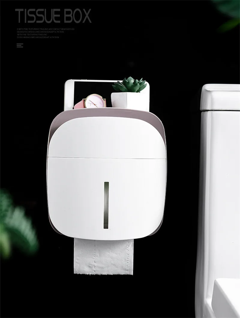 Водонепроницаемый держатель для туалетной бумаги настенное крепление держатель для туалетной бумаги полка рулон бумаги для ванной трубки ящик для хранения стойки креативный лоток