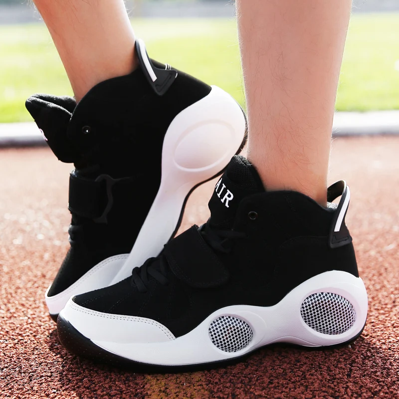 Большие размеры 39-48, Мужская Баскетбольная обувь, высокие Нескользящие амортизирующие кроссовки, повседневная спортивная обувь для мальчиков, спортивная обувь zapatos baloncesto