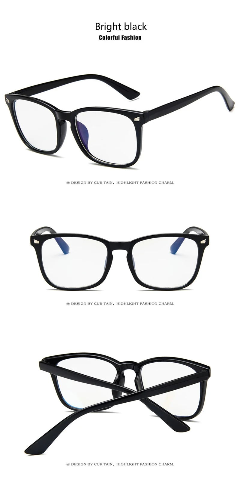 Винтажные женские очки, оправа для мужчин, анти синий светильник, оправа очки для работы за компьютером, игровые очки, прозрачные очки, оптические очки