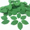 200pcs Green Leaves-shape Felt Card making decoration Sewing crafts 30mm ► Photo 1/3