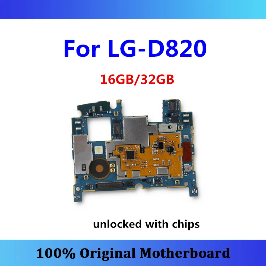Android MB для LG Google Nexus D820 материнская плата 16 Гб/32 ГБ разблокирована с чипами Материнская плата D820 официальная карта/замена панели