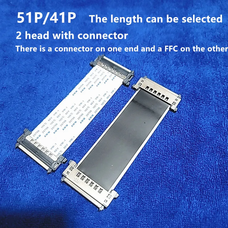 41Pin 51Pin 4K HD светодиодный ЖК-дисплей Кабо-де ФИТА AWM 20706 20861 V VW-1 105C 60 с одним концом