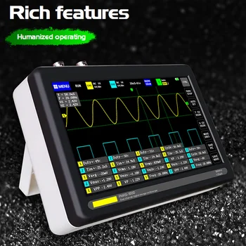 

Oscilloscope Set Engineering 2 Channel Detecting Digital Storage Analyzer Intelligent For Electronic Maintenance Pocket Sized