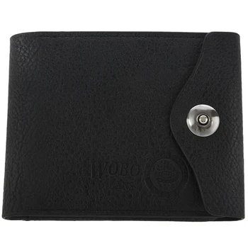 

High Quality Mens Leather Wallet with Credit Card Holder,Purse (Black)