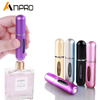 

5/8ml Refillable Perfume Bottle Portable Travel Cosmetic Container Atomizer Aluminum Atomizer Perfume Bottle Spray Container