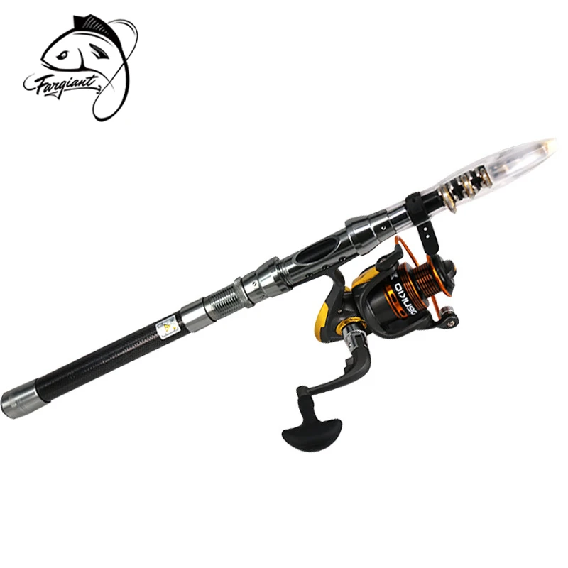 

Fargiant Carbon Fiber Fishing Rod Telescopic Spinning Rod And Spinning Reels Multifunction Set Fishing Reel Pole Sets Tackle
