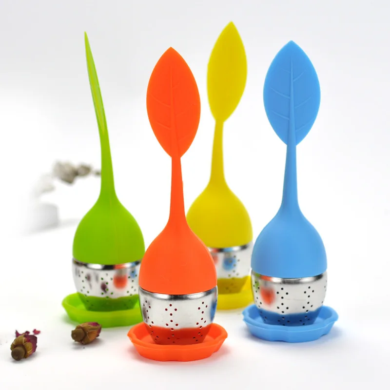 

Stainless Steel Tea Strainer 304 Filter Tea Set Accessories Silica Gel Tea Leaf Ball Tea Making Device