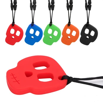 

Silicone Baby Teether Pendant Safe Soothing Infant Chewing Teething Necklace Toy Dental Oral Care Teething Stick Whitening Tools