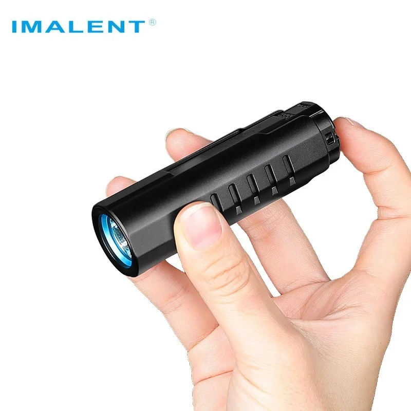 US $56.35 Imalent LD70 Rechargeable LED Flashlight Cree XHP70 2nd 4000 Lume High Power Search Light with 18350 Battery for Hiking Camping