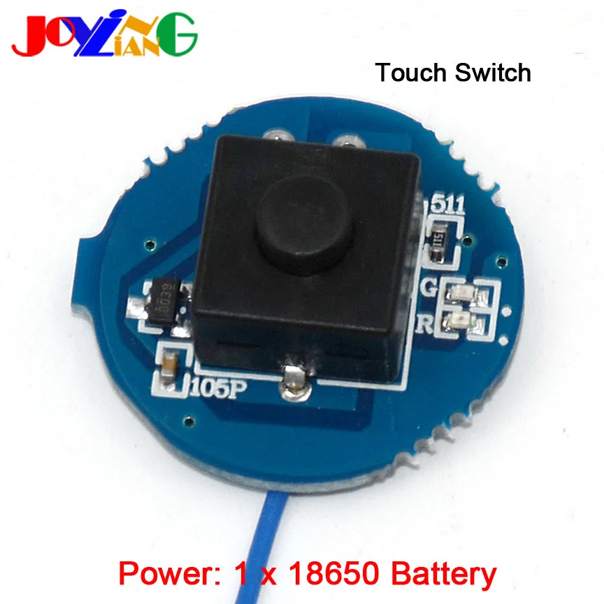 JYL3002 LED Power Torch Drive Board Electronic Resistance Capacitive