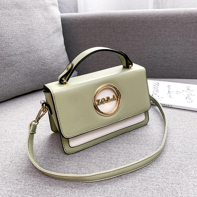 

2019 new Fashion Contrast color Crossbody bag Women's Designer Handbag Stereotypes Ahoulder bag Square Phone bag Shoulder Bags