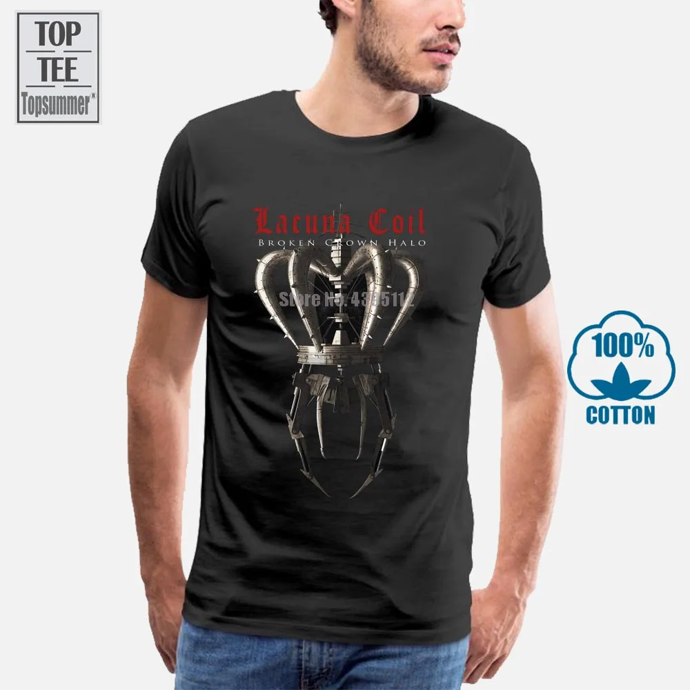 Lacuna Coil Broken Crown Halo рубашка S M L Xl Xxl Футболка Официальная футболка Новинка |