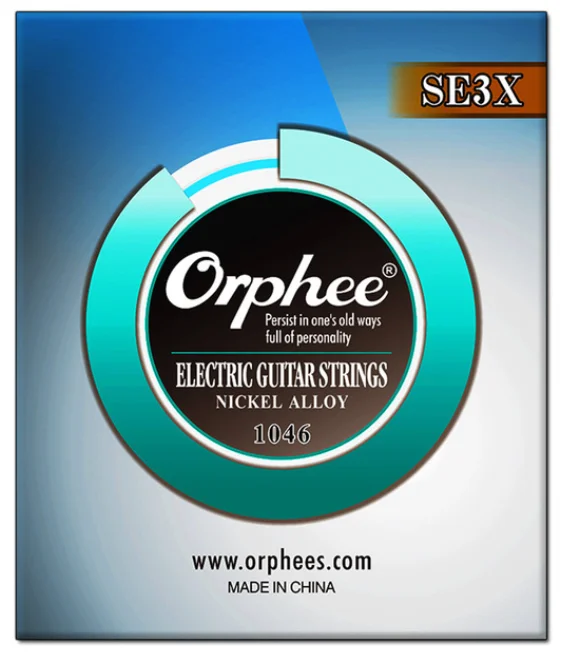 SE3X Orphee SE серии никелированный сплав для электрогитары струны Замена гитарных аксессуаров 1 комплект/6 шт - Цвет: SE3X