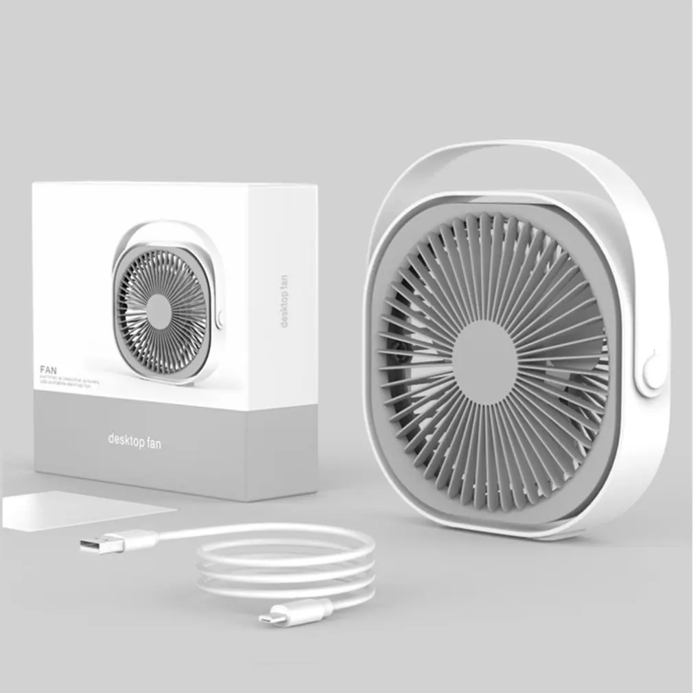 

6 Inch Usb Mini Fan Creative 3-speed Wind Adjustable Mini Fan Home Silent Portable Desktop Fan For Home Office Travel Car