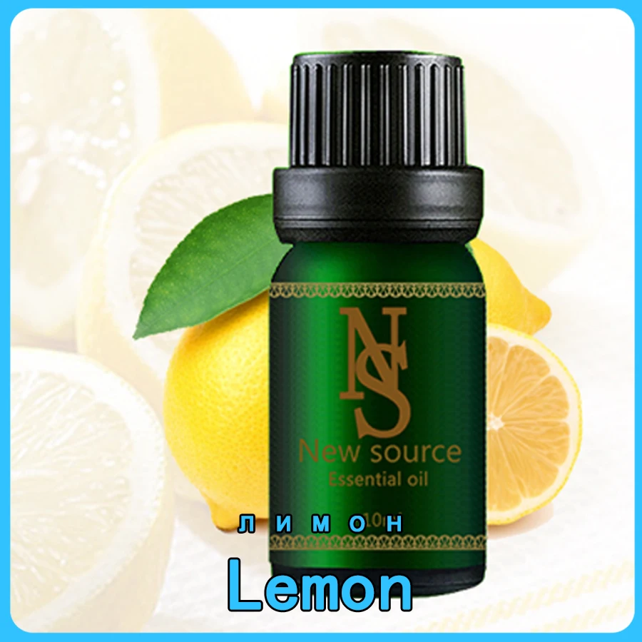 

Lemon Essential oil 10ml Pure Plant Massage Essential Oil Relax for Scrape Therapy Spa Improve Sleep Body Skin Care
