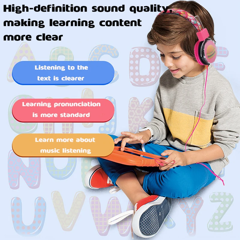 JINSERTA Wired Kids Headphones Foldable Adjustable Earphone With 3 5mm Audio Jack for Smartphone PC Boys Girls Birthday Gift