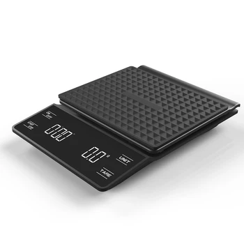 

Coffee Scale with Timer 3Kg/0.1G High Precision Pour over Drip Espresso Scale with Back-Lit LCD Display