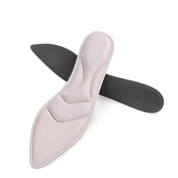 

1 Pair Arch Support Durable Practical Pad Soft Inserts Cushion Insoles Flat Foot 4D Sponge Massage Comfort Shoes High Heels