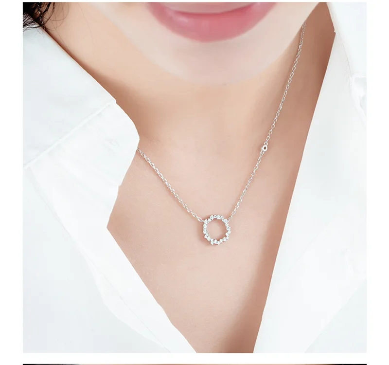 Boho 925 браслет из чистого серебра ожерелья с подвесками для женщин Подарки ожерелье Шарм воротник