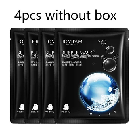 Bubble Mask Black Sea Salt facial mask Face Mask Deep cleaning Sheet Mask Facial Remove dirt Blackhead Oil-control
