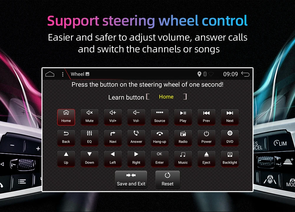 Discount for ford s max 2 din radio for focus cassette player android 9.0 Radio Tuner Steering Wheel Control GPS Navigation DVD Player 4G 23