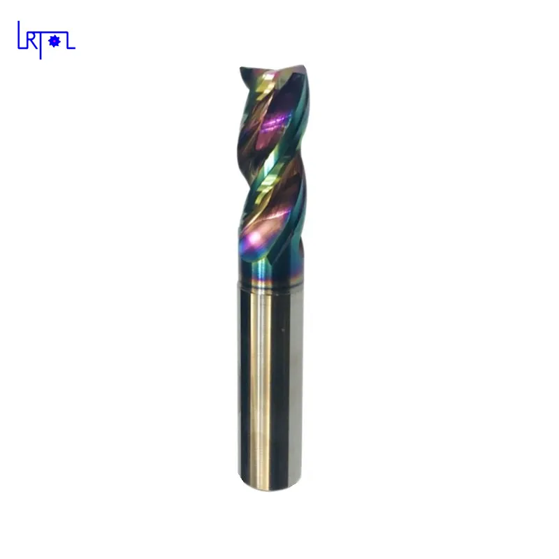 2PCWave end mill D16mm 80L process Aluminum for mill cutter with Glit coating Ultra low friction coefficient for double effect