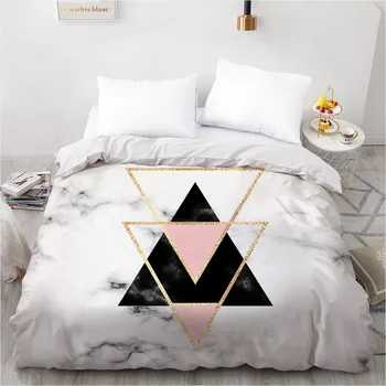 

3D Printed Custom Design Duvet Cover Quilt Comforter Blanket Case Covers Bedding Set Bed Linen 200x220cm Geometry Home Textile