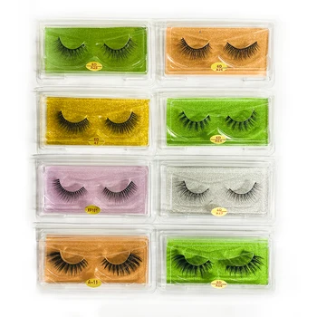 

10pcs 3D/5D/6D Mink false Eyelashes Mink Lashes Thick Hand Long Lasting Lashes Mink Lashes Style False Eyelashes Makeup