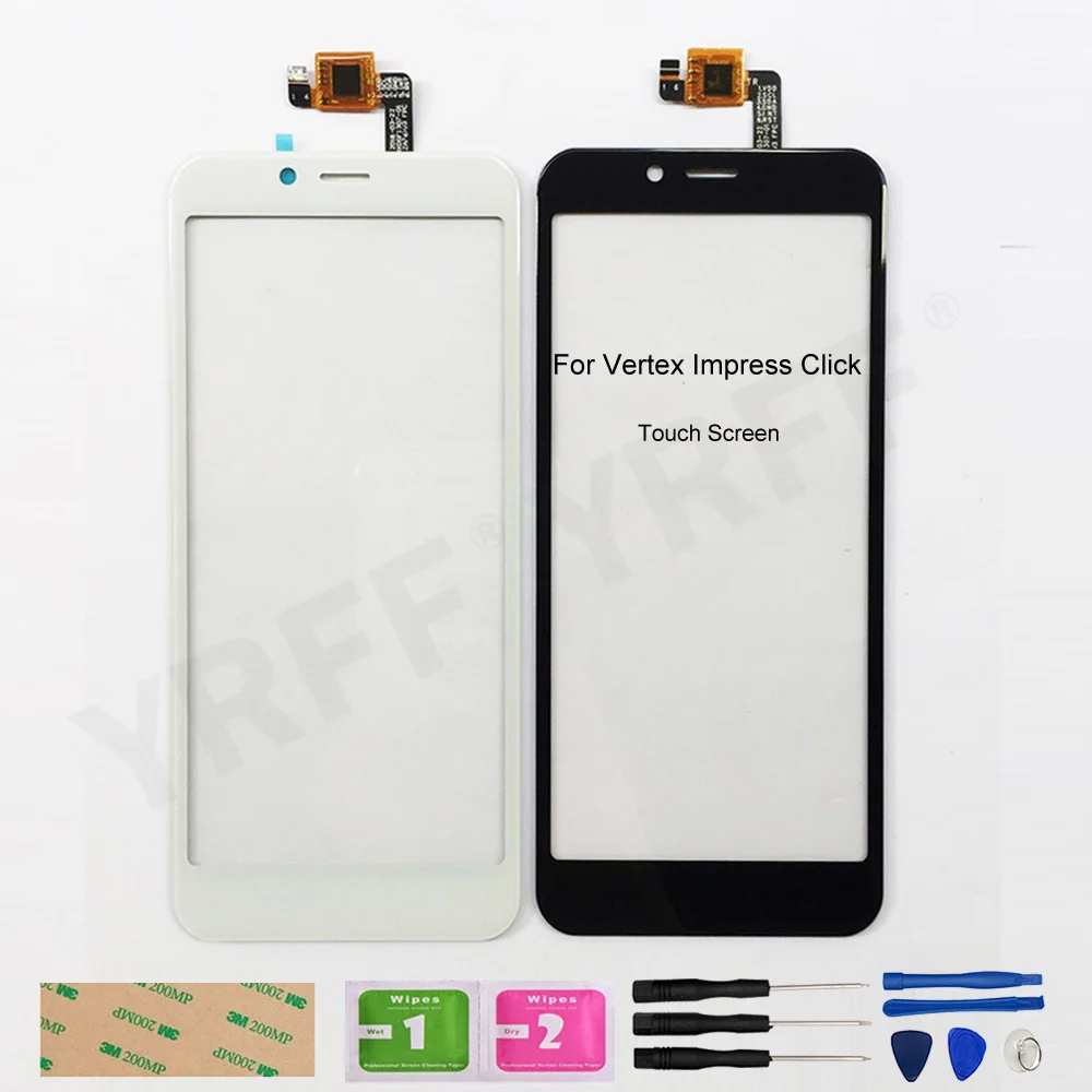 

A++++ Touch Glass Panel Screen For Vertex Impress Click Touch Screen Digitizer Sensor Glass Panel Replacement Parts