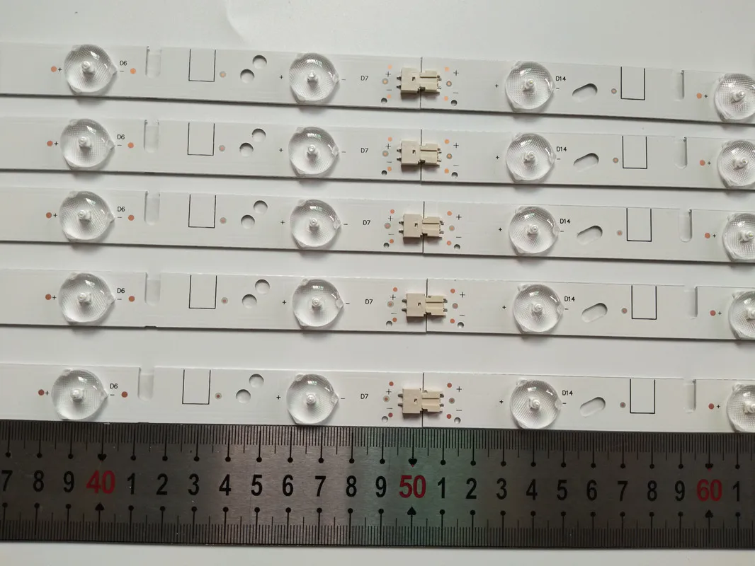 Novas Tiras de Led para tv Jvc 50. Kit de Fitas de Led para tv lt 50n640sd Cx500dledm 303cx500035 303cx500036 Zdcx50d14l Zc14a Zdcx50d14r Zc14a. Cabos de computador e conectores - Imagem 6