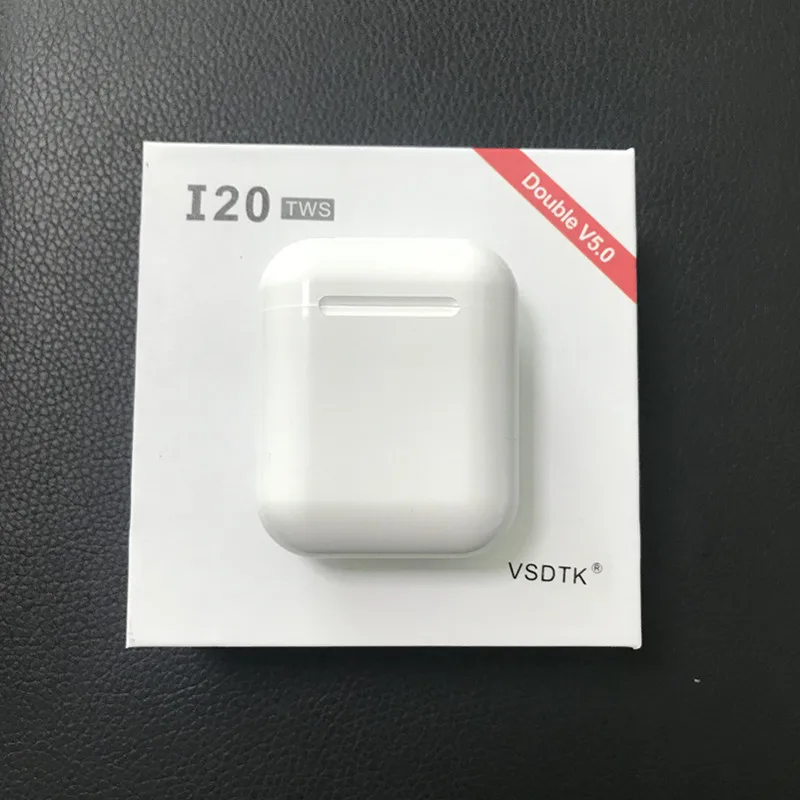 i20 TWS Original i20 TWS Wireless Bluetooth 5.0 Earphone Sports Sweatproof Headphone Touch Portable Earbuds not i10 i90 tws i30 i60 i80 - Цвет: i20 TWS