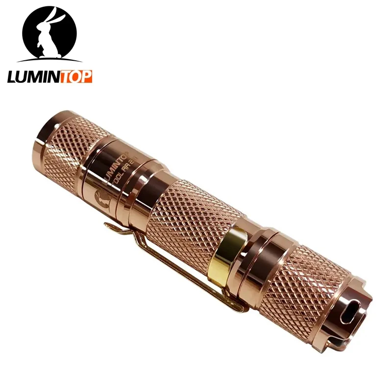 

LUMINTOP Tool AA2.0 COPPER MINI Flashlight XP-L HD LED max 650 lumen beam distance 127 meter AA 14500 Keychain Light Torch