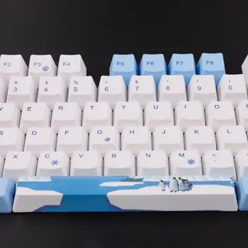 

113 Keys Antarctic Penguin OEM PBT Dye-Sublimation Mechanical Keyboard Keycaps Y5GE
