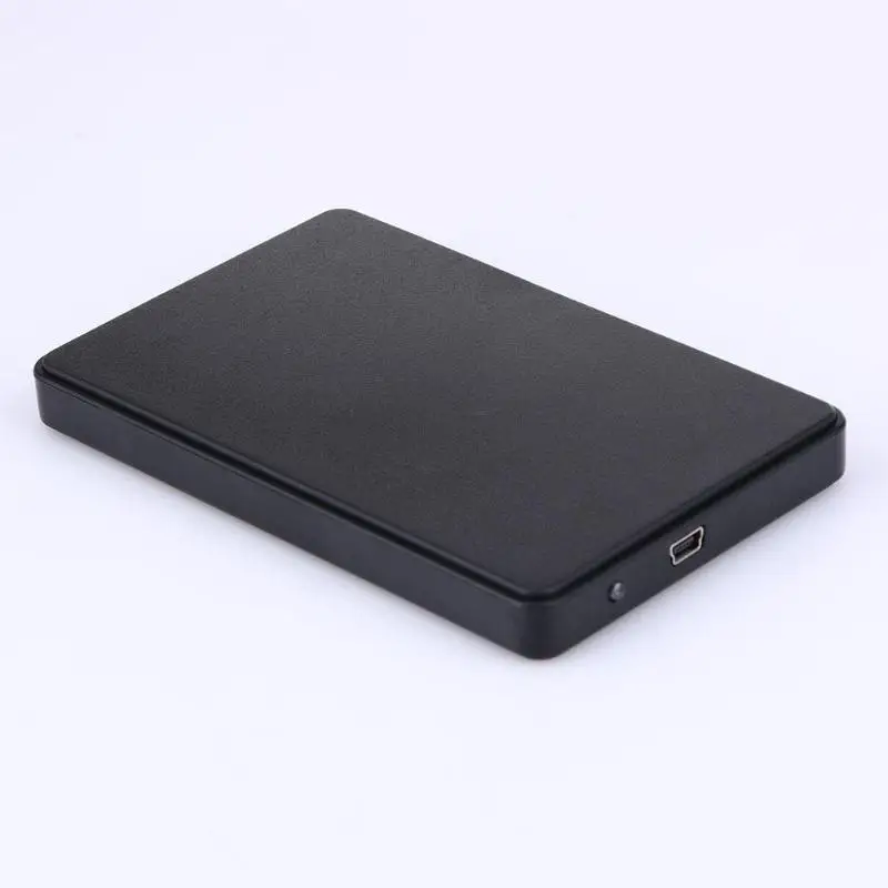 2,5 дюймов HDD SSD чехол тонкий HDD корпус USB 2,0 на SATA жесткий диск чехол 2 ТБ внешний жесткий диск чехол с USB кабелем
