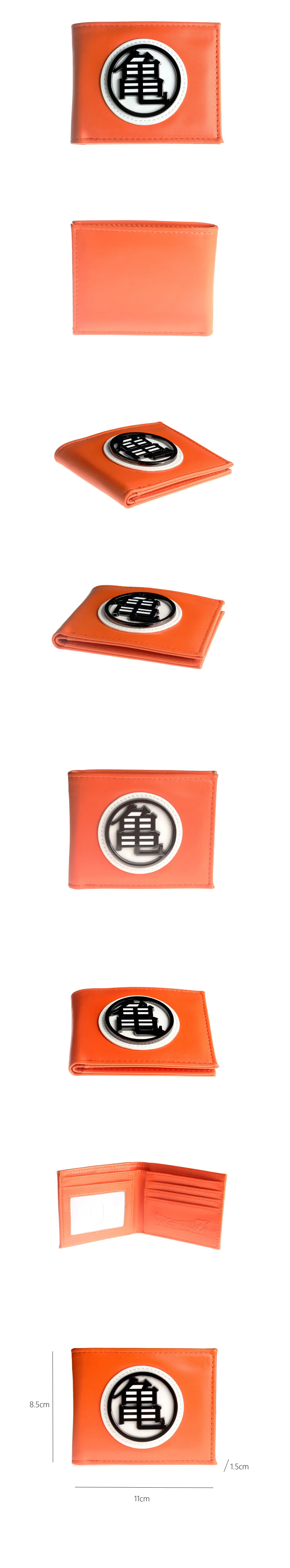 Мужской кошелек Dragon ball z, маленькие кошельки для денег, дизайн, тонкий женский кошелек-зажим для денег, кошелек