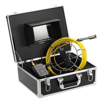 

Lixada 20M Drain Pipe Sewer Inspection Camera Waterproof Industrial Endoscope Inspection System Snake Camera 12 LED Night Vision