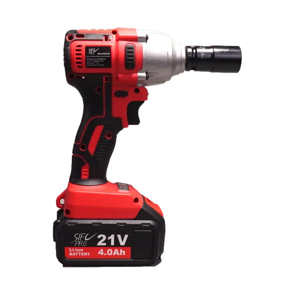 Sifc 20V MAX Lith-Ion бесщеточный двигатель SC278 Электрический ударный гайковерт максимальный крутящий момент 300N. m для сборки автомобильных колес