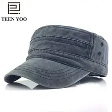 Стирка сделать старый плоский Топ военная шляпа мужская армия капитан корейские демисезонные Спорт на открытом воздухе зонтик для досуга мужские головные уборы военные