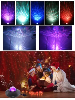 

2020 New LED Night Light Sky Starry Galaxy Projector Blueteeth USB Voice Control Music Player Night Lighting Lamp Birthday Gifts