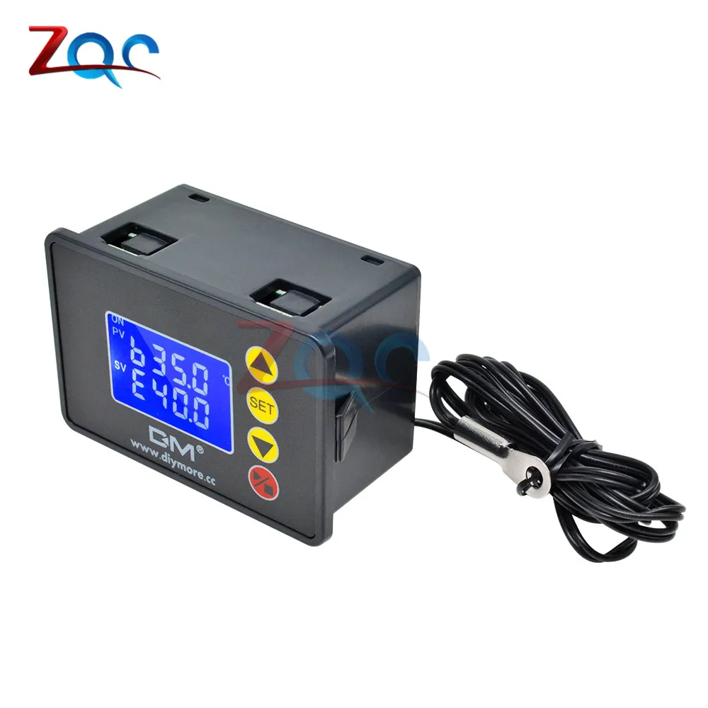 AC 110V 220V DC 12V 24V lcd цифровой контроль температуры Лер Термостат Термометр термо контроль терморегулятор микрокомпьютер