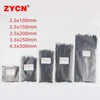 500pcs Set 3x60 3x80 3x100 3x120 3x150mm Assorted Self-Locking Nylon Cable Ties Black Plastic Zip Loop Wire Wrap 4*250 5*300 ► Photo 2/5