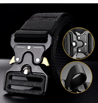 

Cobra Buckle Tactical Belt Multifunctional nylon outdoor training belt for men and women army fans