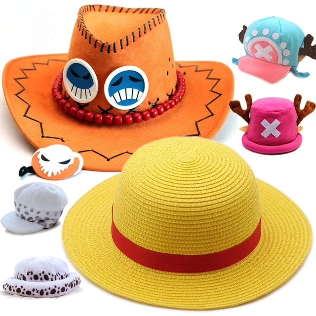 One Piece Portgas D Ace Hats Anime Cosplay Cowboy Cap for Men Women  Children Pirates Cap Hats Toys for Kids Adult Christmas Gift - AliExpress