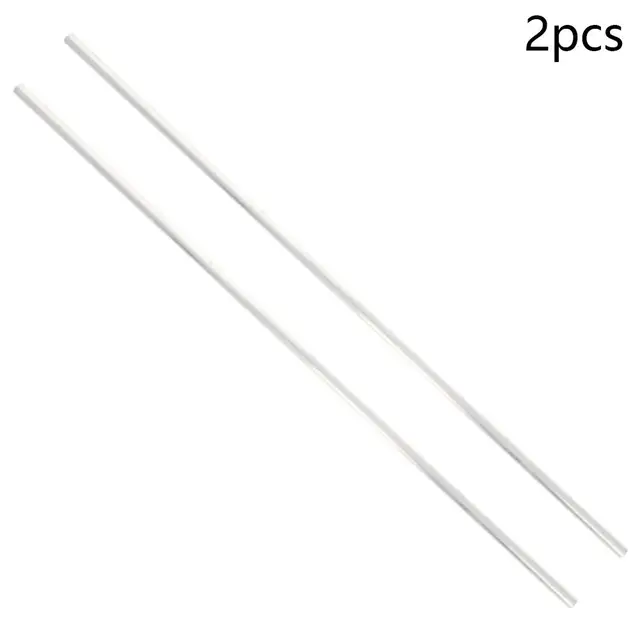 MroMax Top Quality Aluminum Tube 6063 Straight Joint Fitting 3*2/4*2/5*2/5*3/5*4mm Length 300mm 1/2/4pcs Pipe Fitting Facilities 5x2mm 2pcs