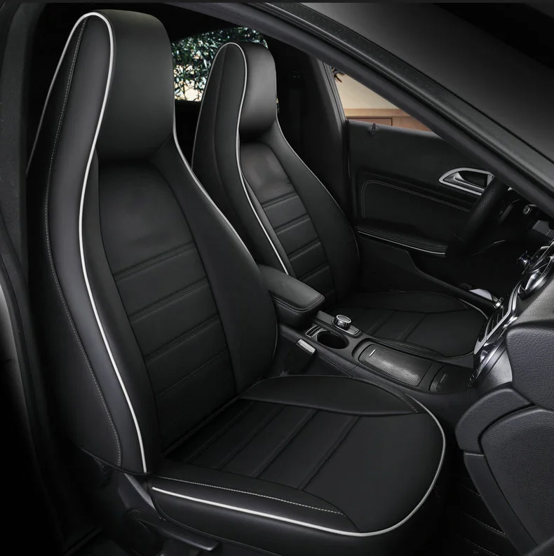 Кожаный чехол на сиденье автомобиля Mercedes benz ML350 ML320 ML400 ML500 ML300 GLK350 GLK300 GLK250|Чехлы