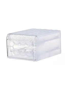 

34 Grid Egg Box Drawer-style Kitchen Double-layer Transparent PS Anti-collision Egg Tray Box Egg Storage Box Kitchen Storage Box