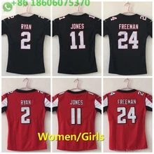 A+++ качественная женская майка 2 Matt Ryan 11 Julio Jones 24 devonta freeman