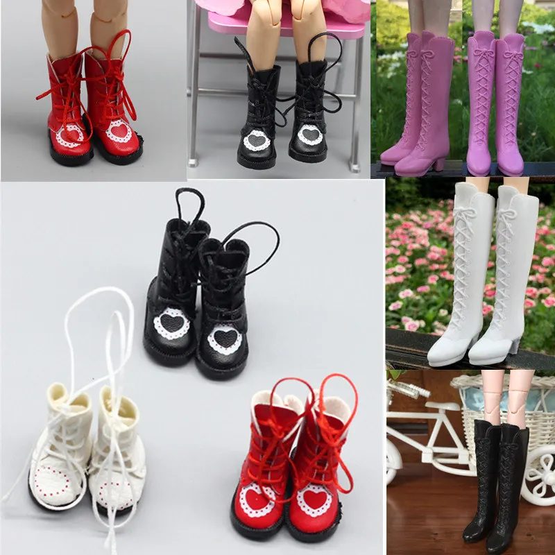 1 пара ботинок для куклы Blyth подходит Барби Licca Jenny Azone Momoko BJD модная мини обувь