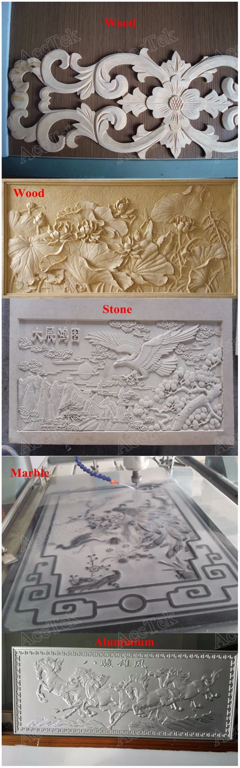Гравировка и фреза для резки; cnc машина Acctek 2040 для 3d древесины конкурентоспособная цена и высокая производительность