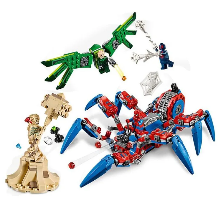 

11187 Avengers 4 Spider-man's Spider Crawler 418cs Building Blocks Compatible With Legoinglys 76114 Bricks Marvel Superheroes